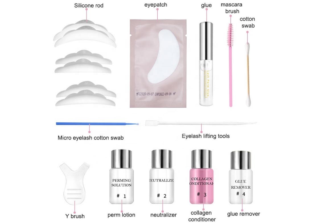 160g Eyelash Perm Kit Tool Lash Lift 1 - 49 Sets For Beauty Salons