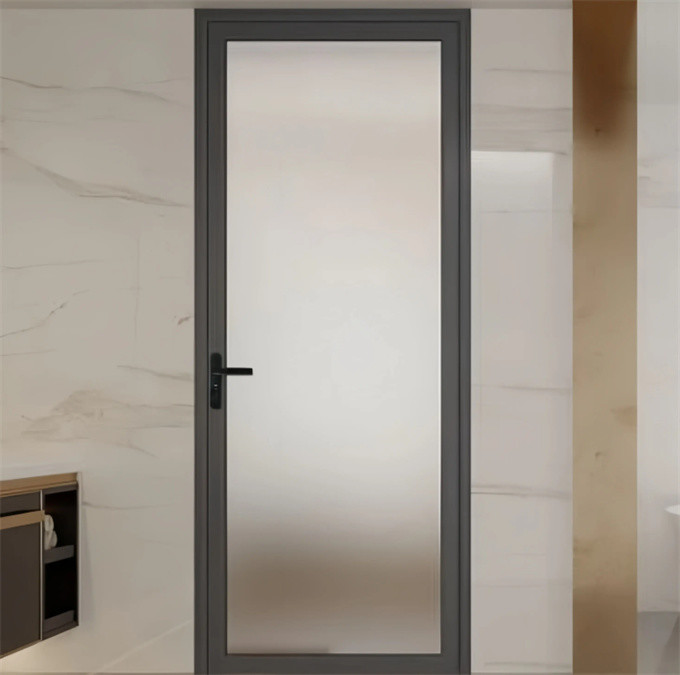 10 Sealing Layers Finished Aluminum Alloy Casement Doors For Customized Facade Solution