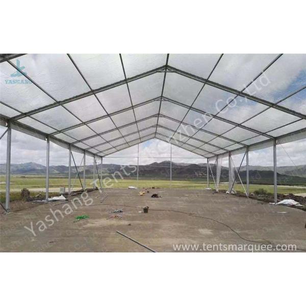 Outside Transparent Party tent with clear roof , PVC Fabric with UV Resistance