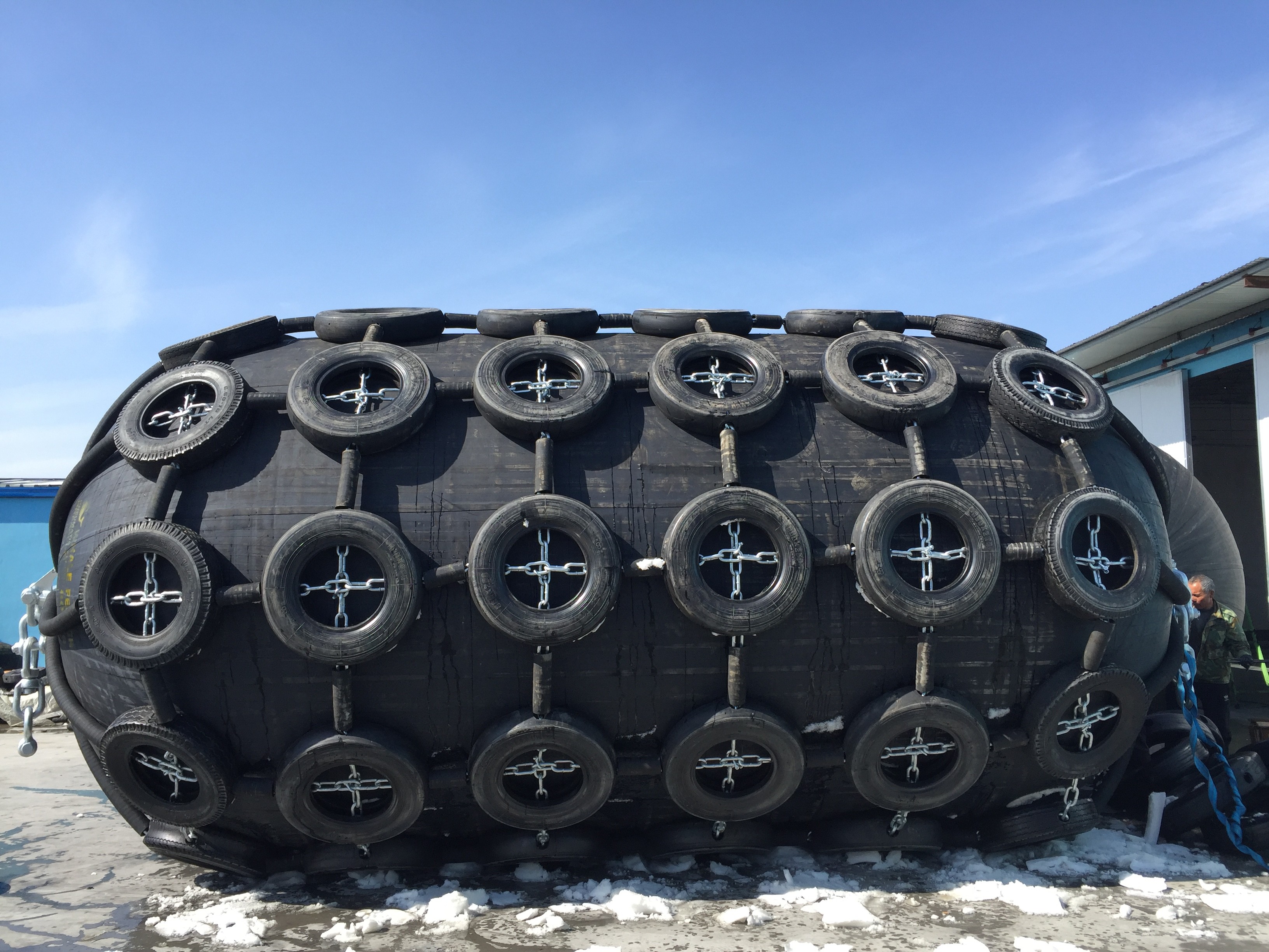 50Kpa Internal Pressure Marine Rubber Fender Pneumatic Rubber Fender