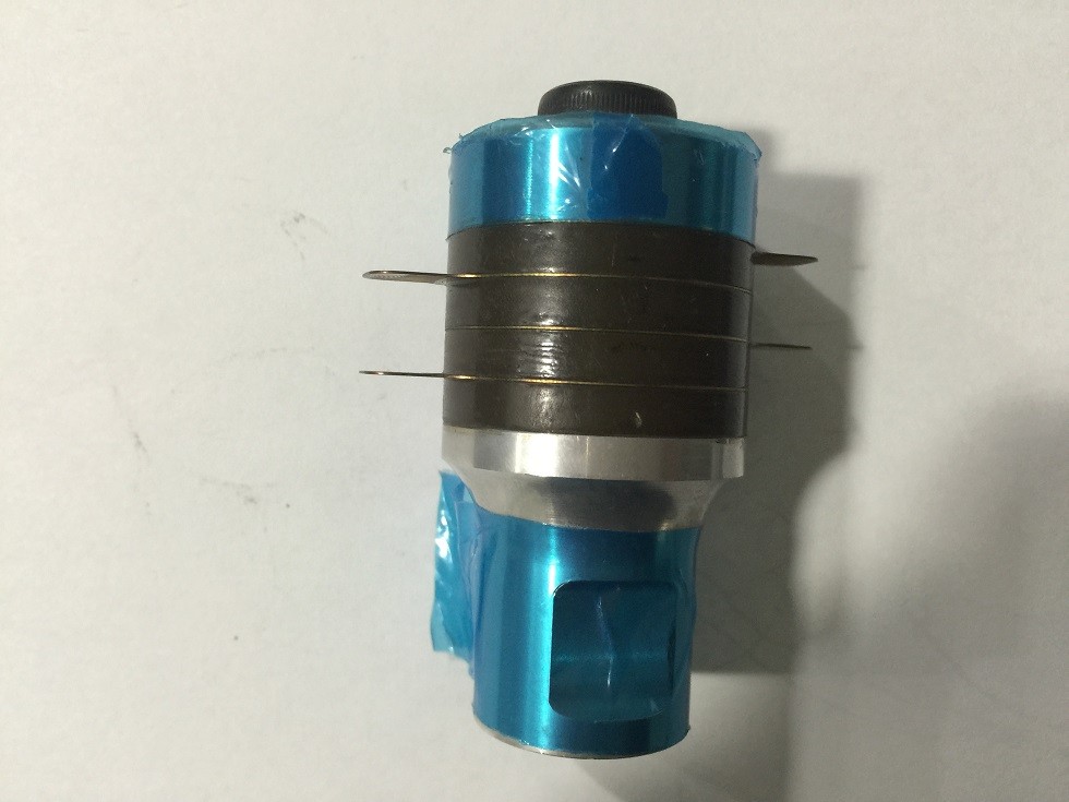 Superficial Processing 35khz Ultrasonic Converter PZT4 With Connect Screw M8*1