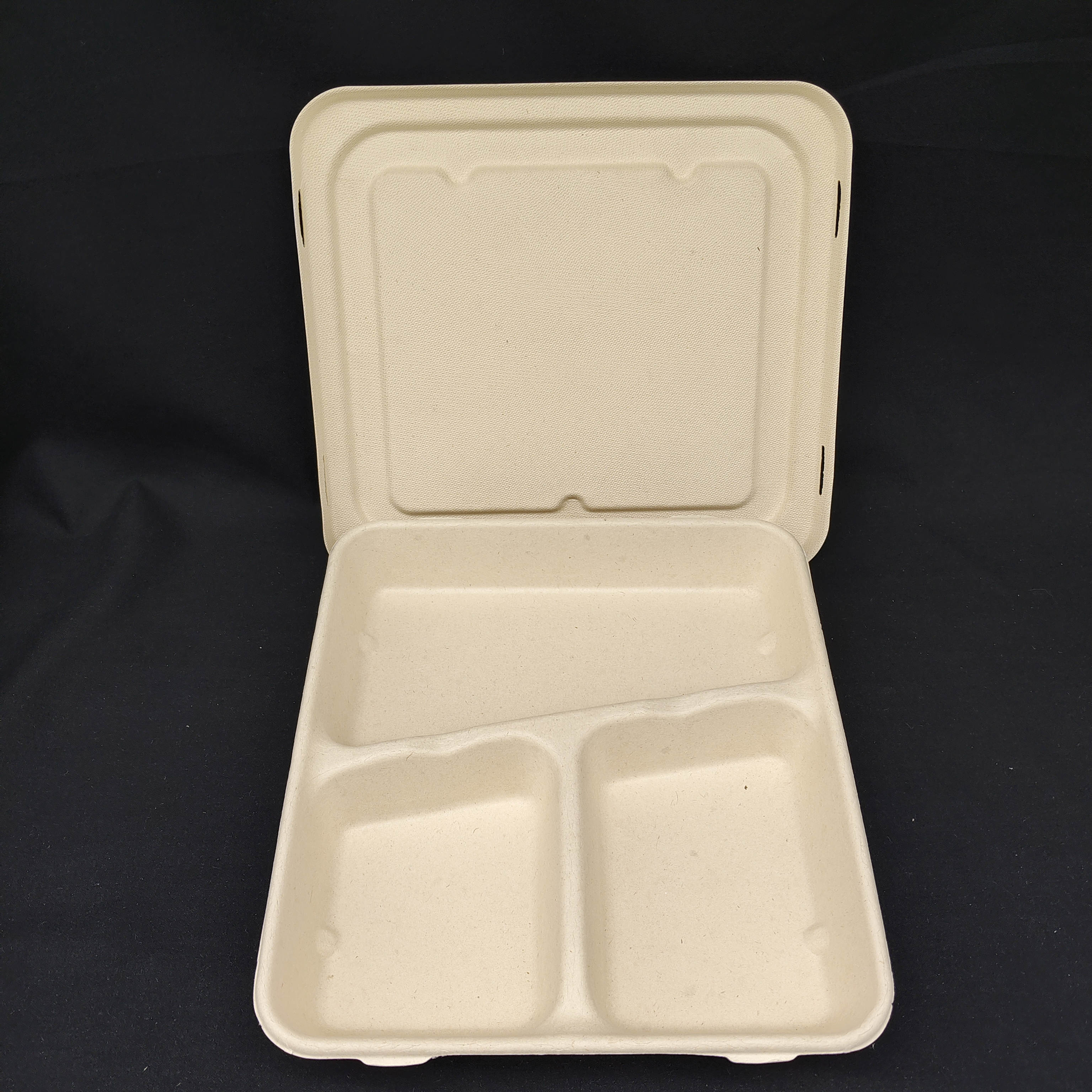 Directly supplied by Chinese manufacturers. Disposable environmentally friendly pulp-molded lunch boxes are made of sterile food-grade plant fibers