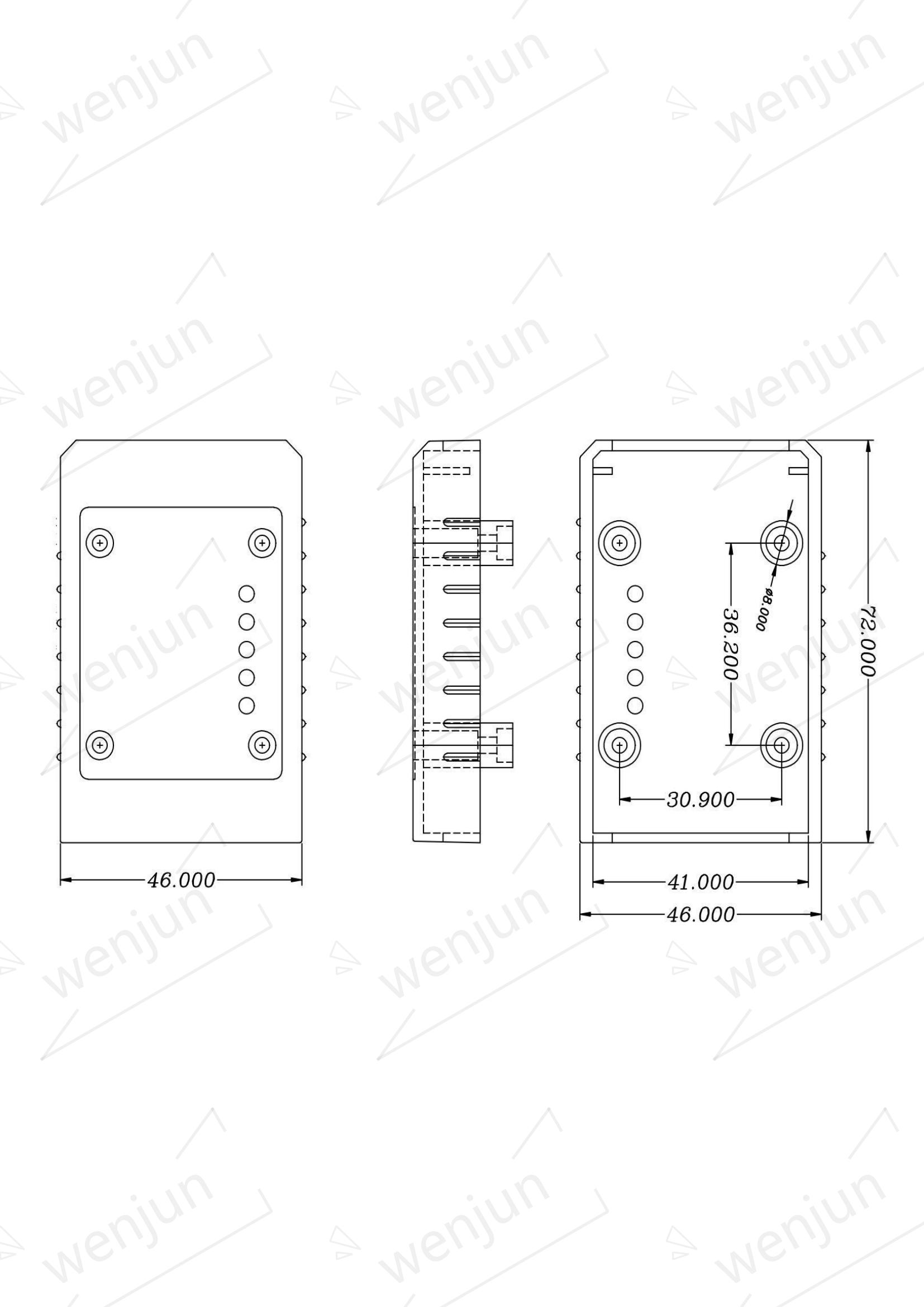 Bent Pin Stable OBD2 Plug Adapter Assembled Housing For Automotive Industries