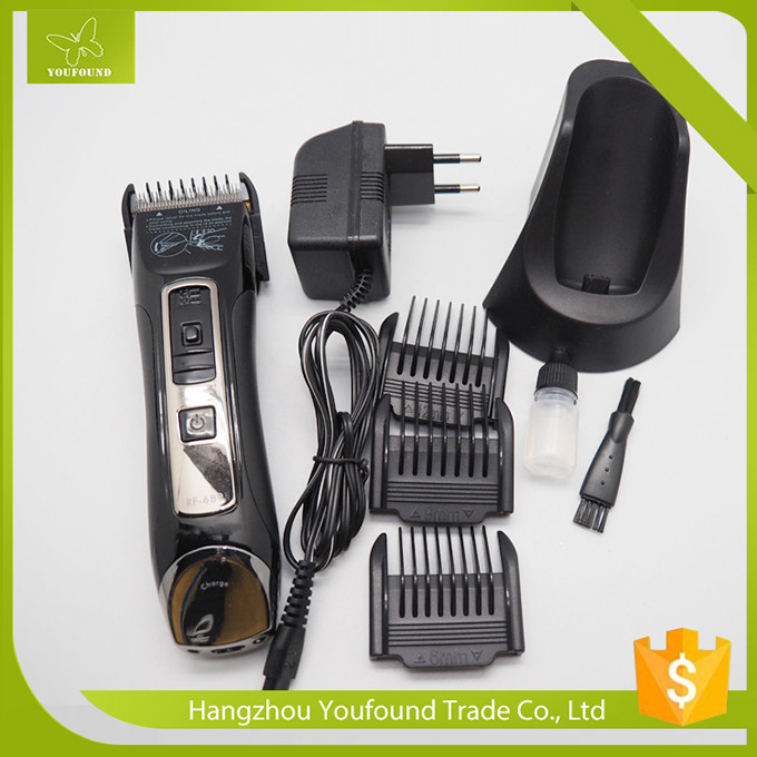 RF-689 Professional Electric Hair Clipper Cordless Cord Rechargeable Hair Trimmer