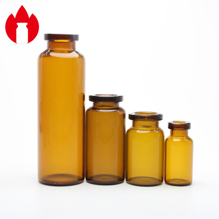 1ml 2ml 5ml 7ml 10ml 20ml 30ml Clear or Amber Tubular Glass Vial
