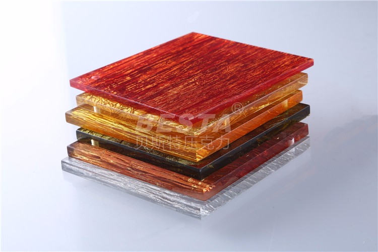Scratch Resistant Decorative Acrylic Sheets Lighted Wall Panels 1220x2440mm