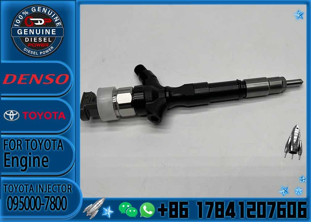 Hot 2KD-FTV Diesel Fuel Injector 23670-30310 DENSO 9709500-780 095000-7800 for DENSO TOYOTA HILUX 2.5L