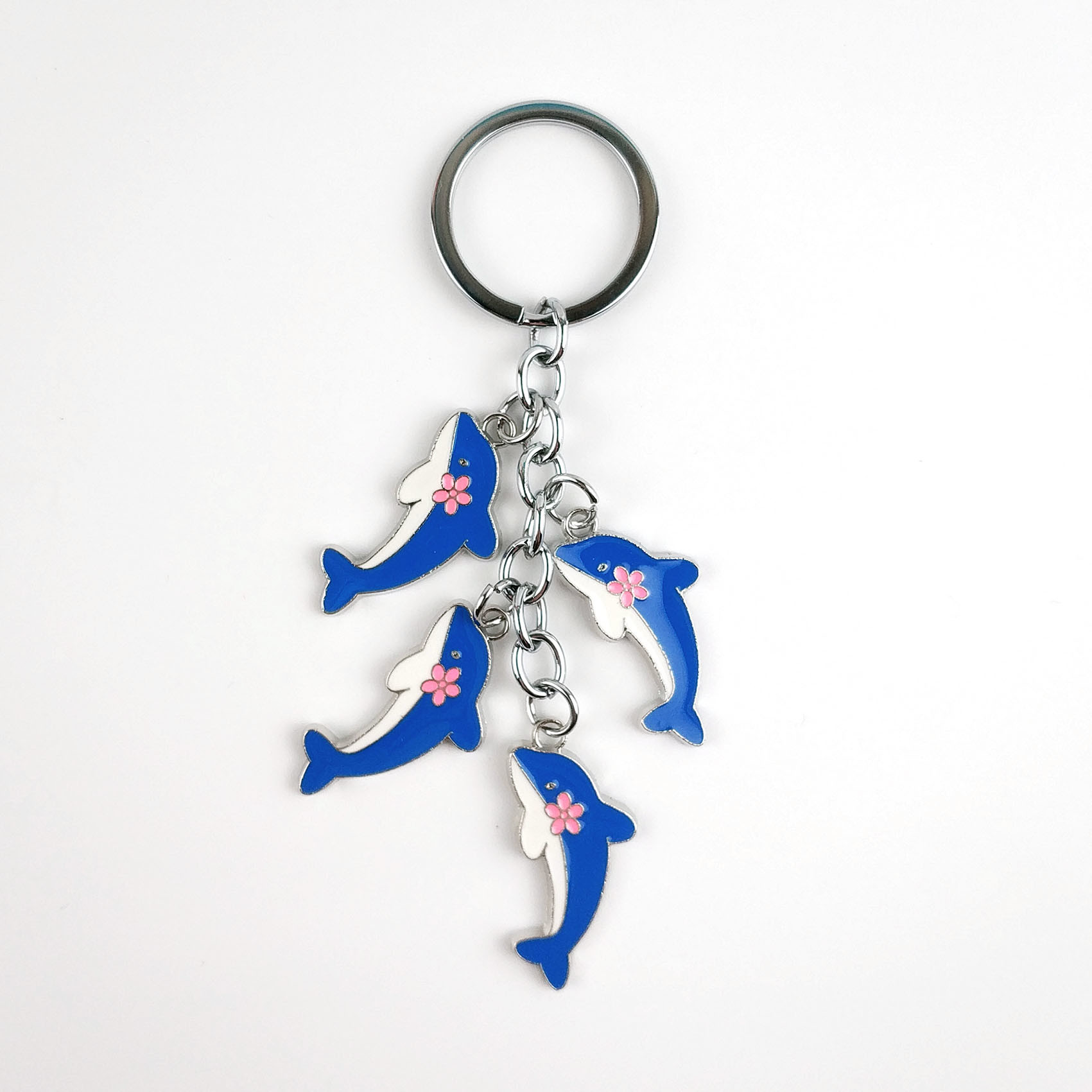 Zinc Alloy Soft Enamel Dolphin Keychain A Charming Accessory for Ocean Lovers
