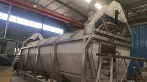 Buy cheap Carbon Steel Fresh Potato Rotary Washing Machine 20t/H 15kw product