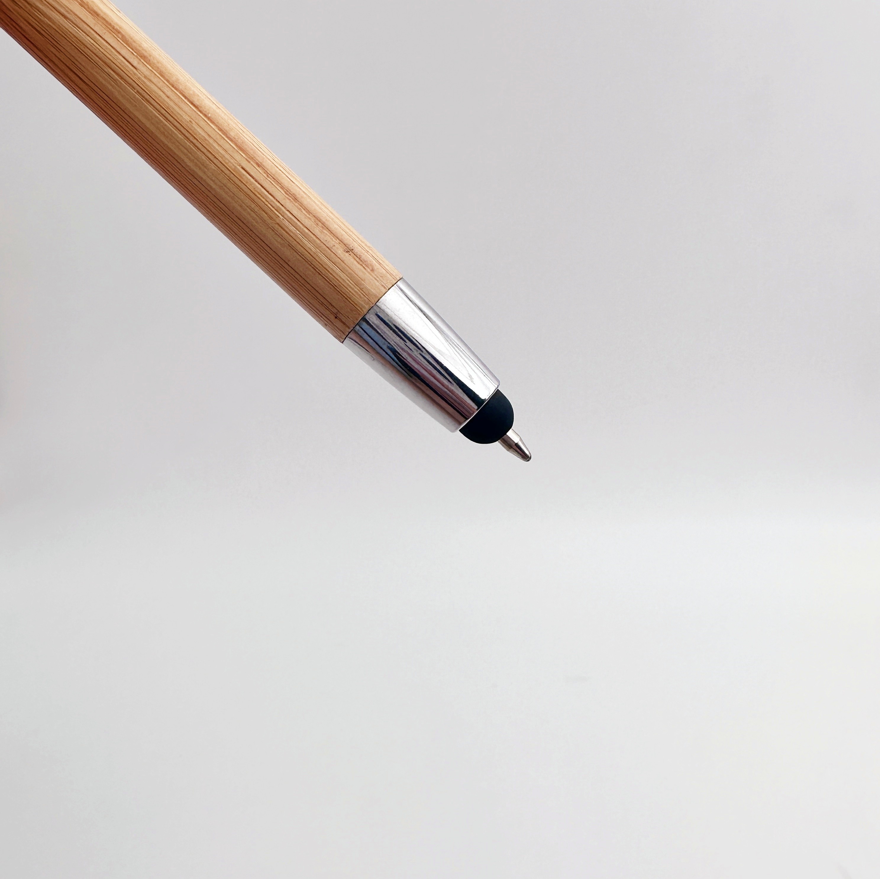 Eco friendly Bamboo Pen Light Weight Screen Touch Ball Pen Multi function Stylus Pen