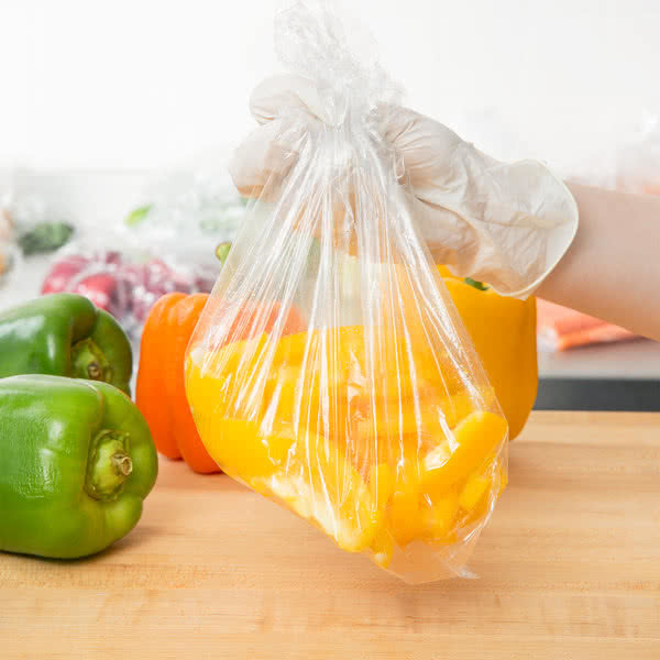 Plastic Commercial Food Bags 10-100MIC Thickness Linear Low Density