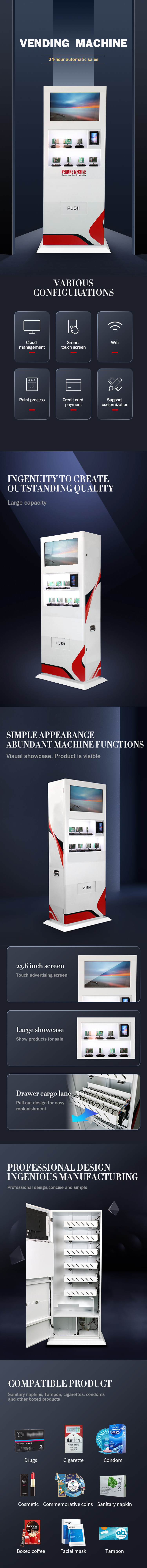 New Profitable Business Low Cost Reader Age Verification Pot Cbd Vending Machine
