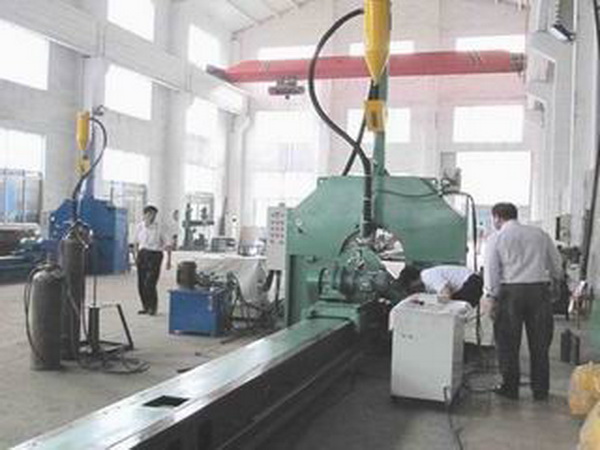12M Light Pole Welding Machine Shut Welding Seam 3m/min With Gas Shield Welding