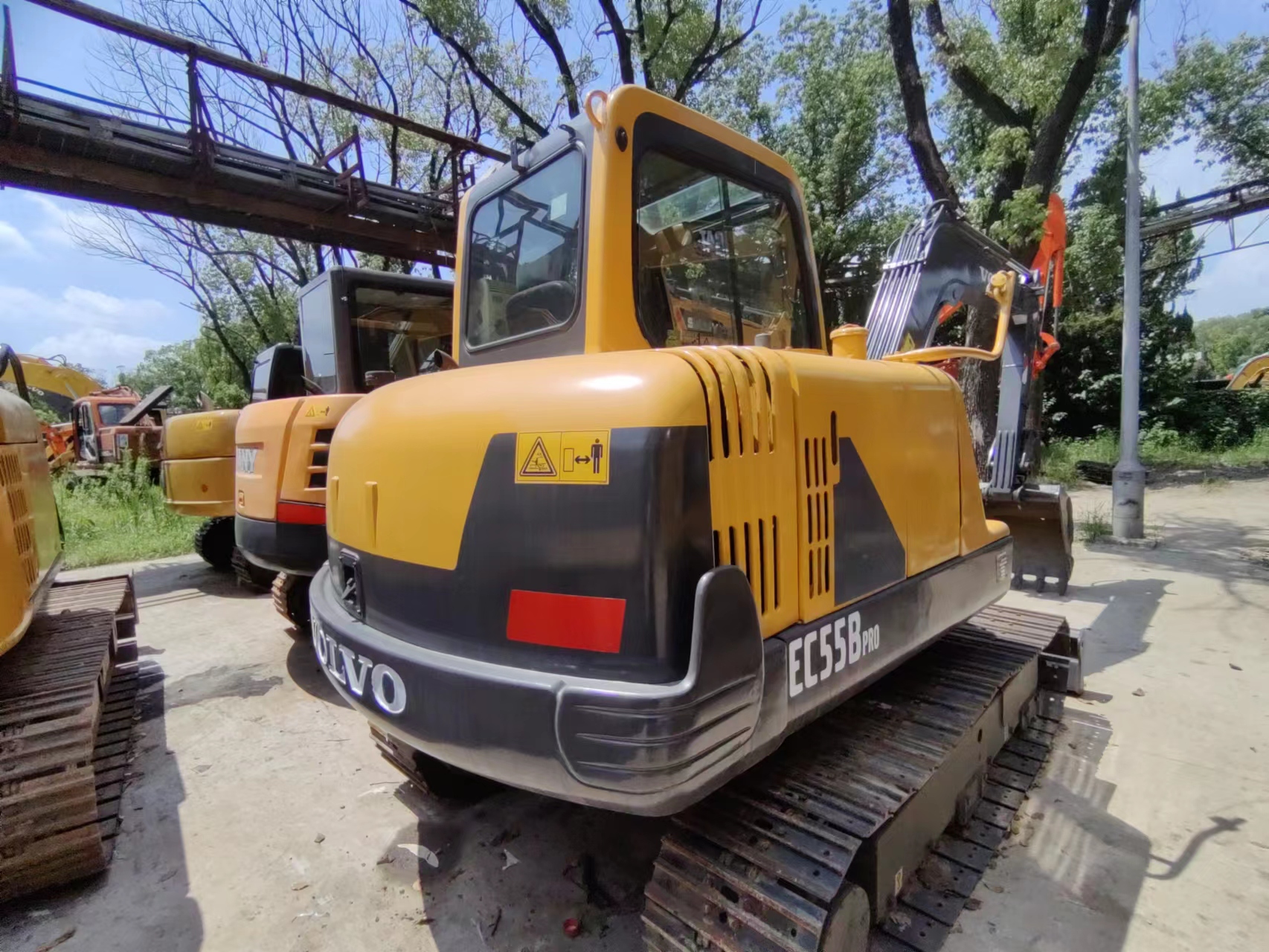 Used VolvoEC55B Pro Excavator 2021 Model 3200 Working Hours 38.8 KW in Sweden
