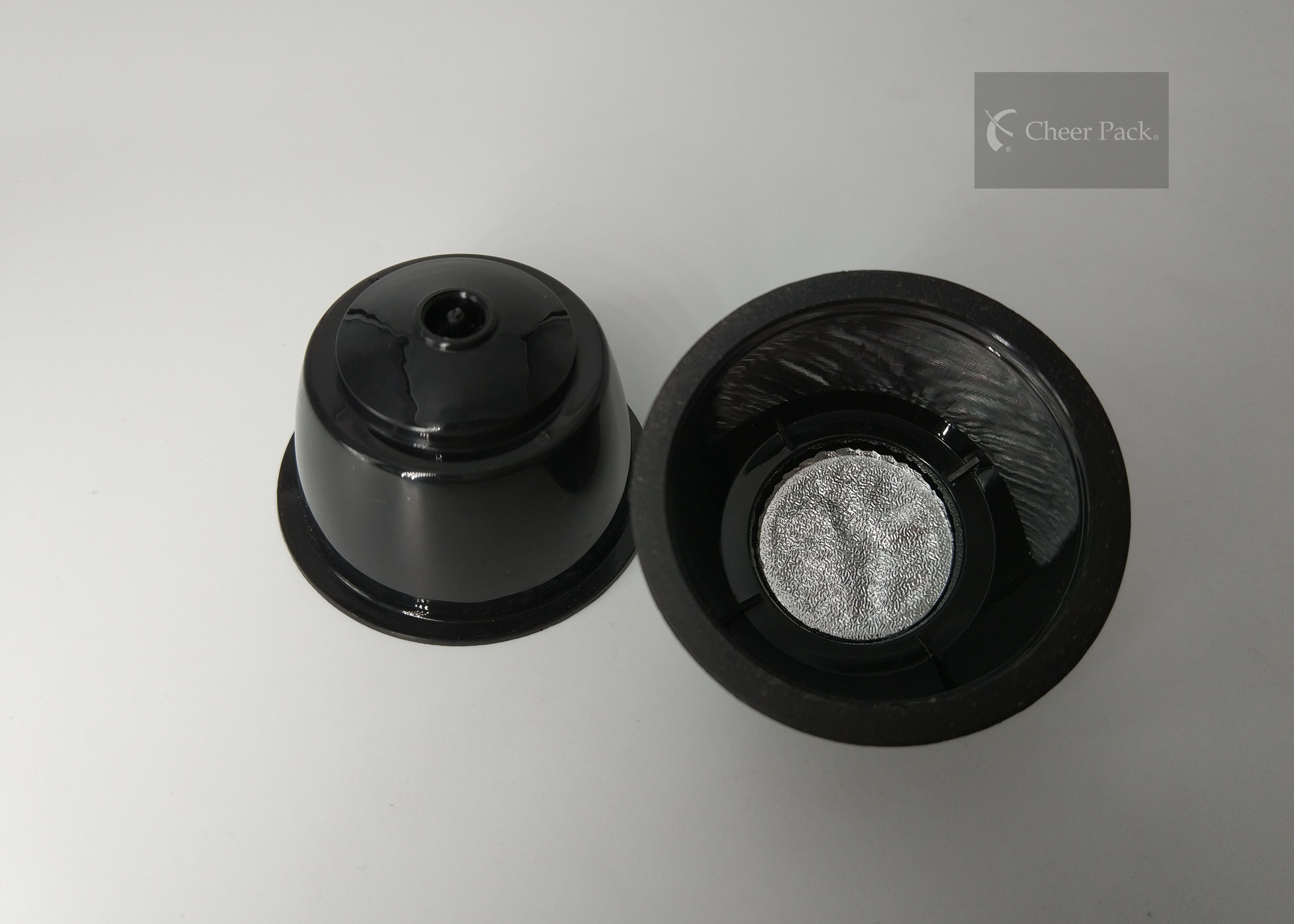 Lightweight Coffee Pod Capsules For Nespresso Machines , 54mm Diameter