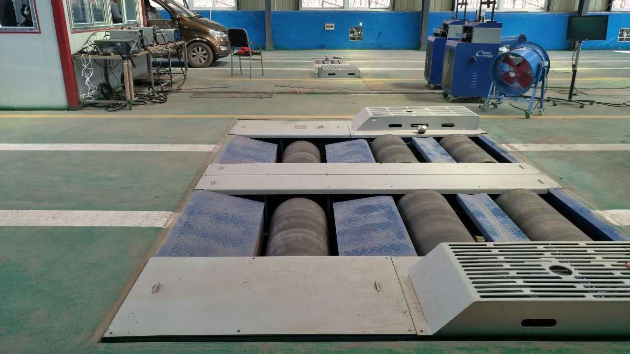 Layout Of Testing Workshop For Light Duty Vehicle Performance Testing Test Line For Test Station