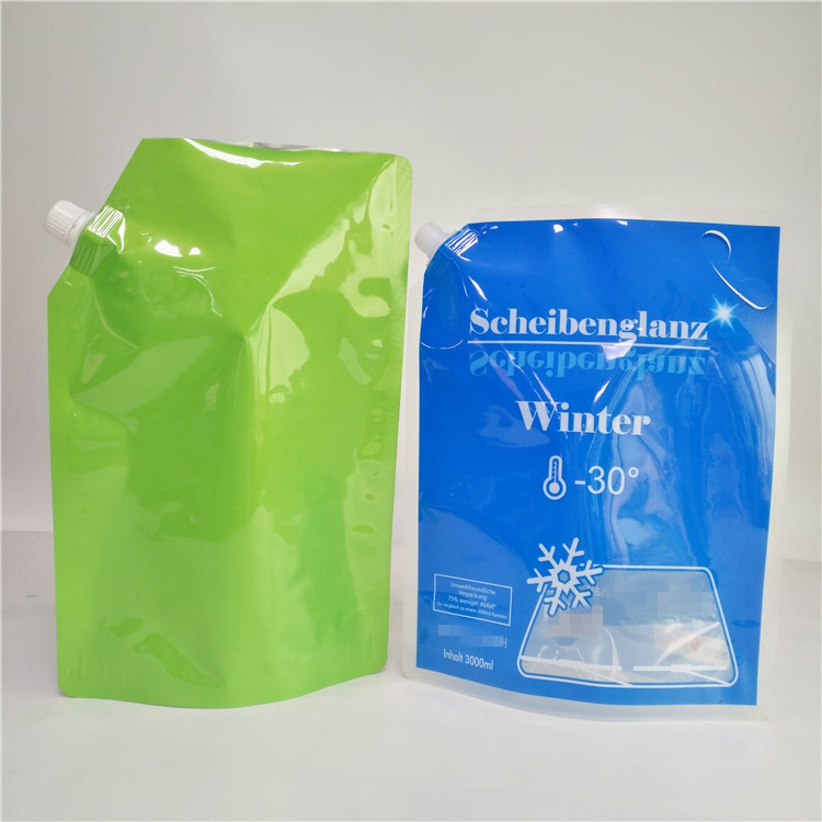 Plastic Foldable Spout Bags Packaging Bpa Free 3L 5L 10L For Drinking Water