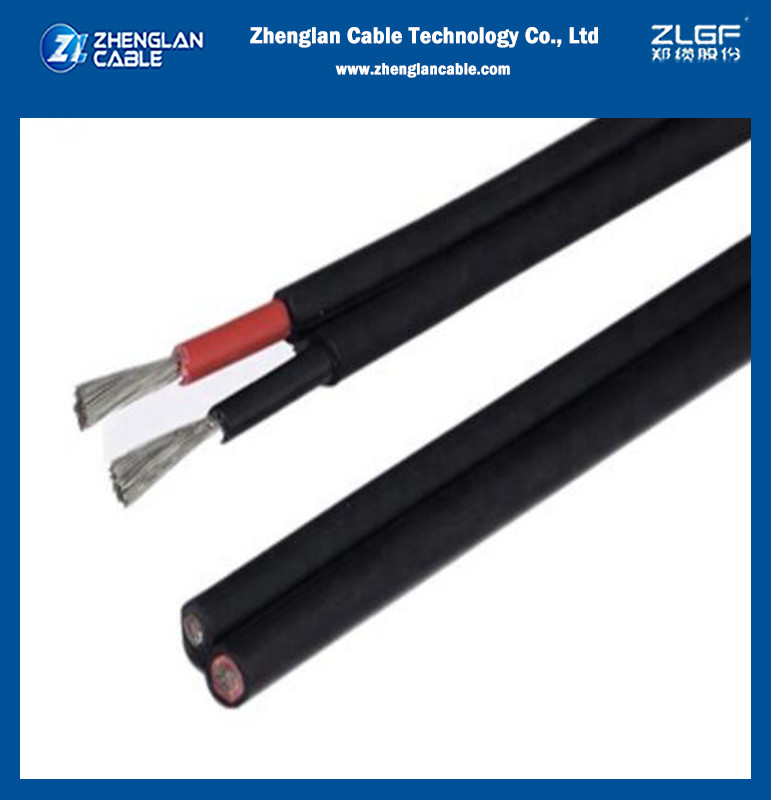 RED Photovoltaic Solar Cable 4mm2 Fire Resistance Tin Copper Flexible Power DC 1.5KV