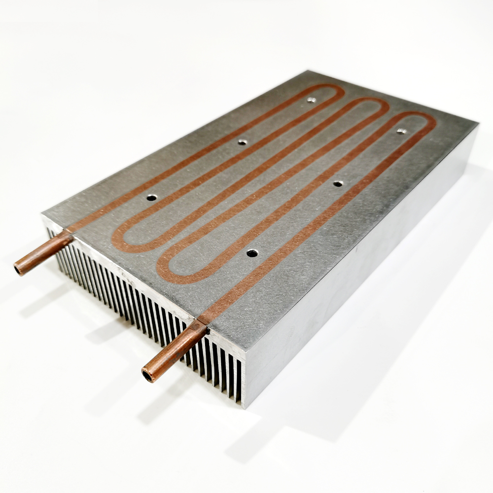 Rustproof IGBG Water Cold Plate , Anticorrosive Copper Pipe Heat Sink