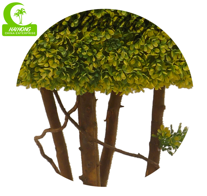 faux boxwood tree