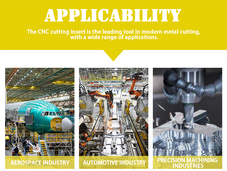 VNMG Model CNC Insert with Double Sided Chip Breaker Groove for Automated Processing