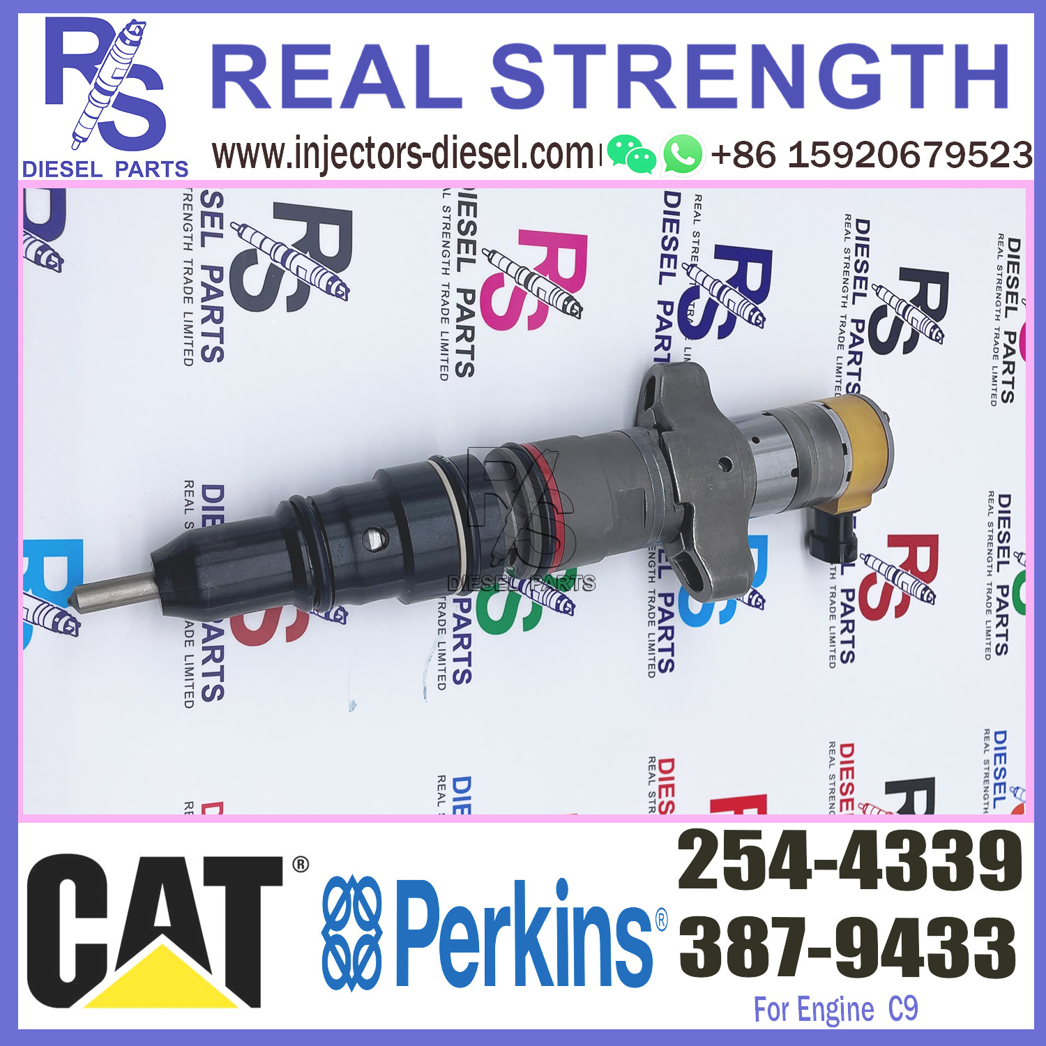C9 common rail injector 328-2574 387-9433 10R-7222 254-4339 for 330D 336D 3282574 3879433 10R7222 2544339