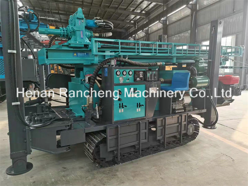 450m Drilling Depth Hydraulic Water Well Drill Machine 103KW Engine Power