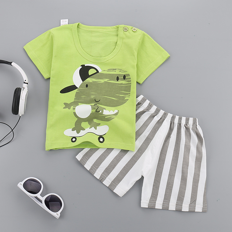 2019 Spring Newborn Baby Boy Outfits / Baby Boy Casual Wear With Pattern