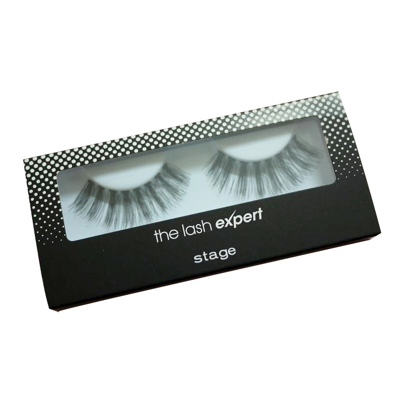 Eyelash Packaging Printed Cosmetic Boxes Custom Hot Stamping Gold Foil Logo Printing