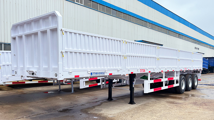 Hydraulic Heavy Duty 3 Line 6 Axles 130 Ton Low Bed Trailer for Sale in Mauritius