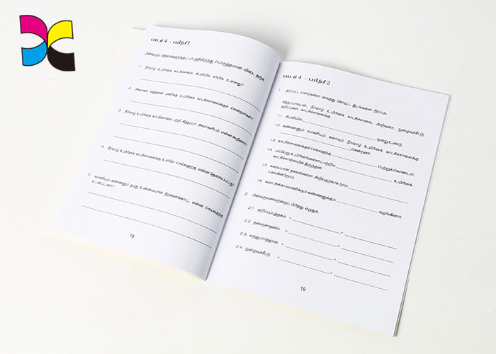 Educational Brochure Printing Services With Funny Cover Ivory Board 200gsm