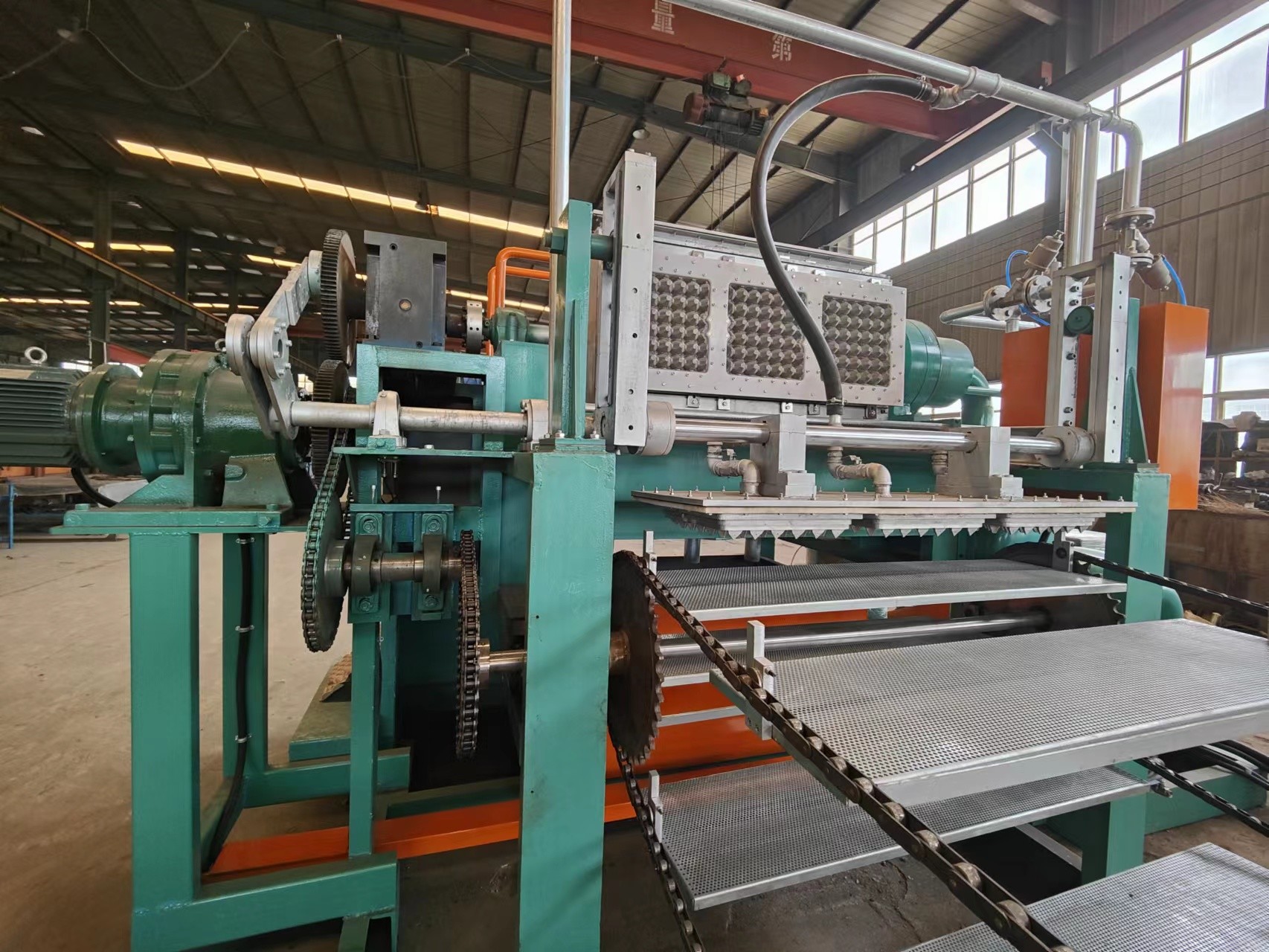 High-Speed Apple Tray Making Machine 20-30pcs/Min Paper Egg Tray Making Machine