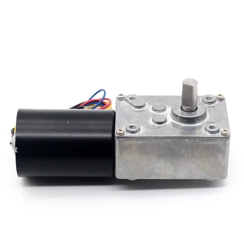 Micro Brushless DC Right Angle Motor A58-3650 Worm Gear Motor DC 24V 24v Dc Worm Gear Motor