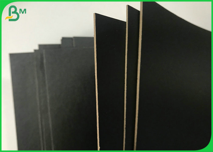 Recycled Pulp Black Craft Cardboard 110gsm To 350gsm Wrapping Paper Sheets