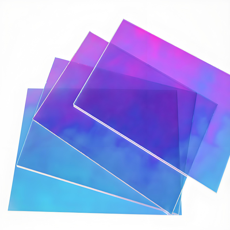 100% Virgin PMMA Acrylic Rainbow Sheet Scratch Resistant Non Yellowing