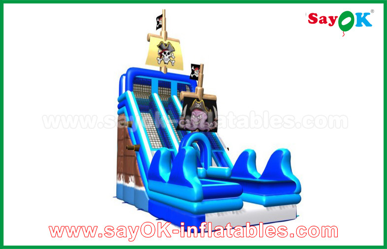Inflatable Water Slides For Kids Giant Inflatable Bull / Elephant Cartoon Bouncer Water Slids For Adults And Kids