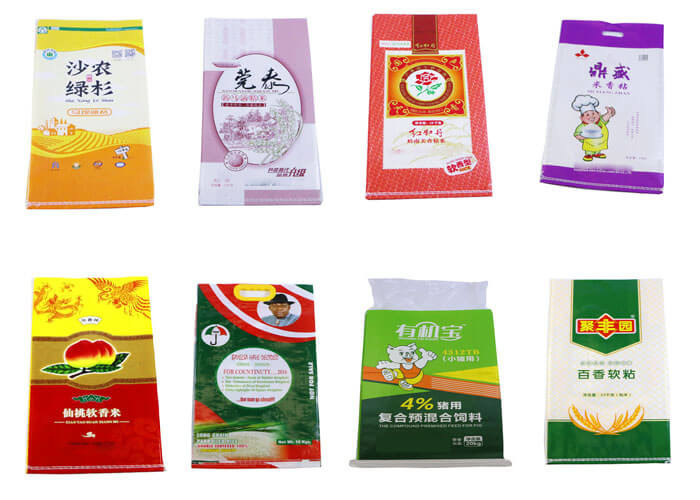 Recycled Animal Feed Packaging Bags PP Woven Sacks With Gravure Printing