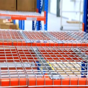 Safety Steel Perforated Waterfall Wire Mesh Decking For Pallet Racking