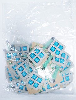 FPC Circuit Metal Dome Membrane Key Switch Single Button Flat And Tactile Type