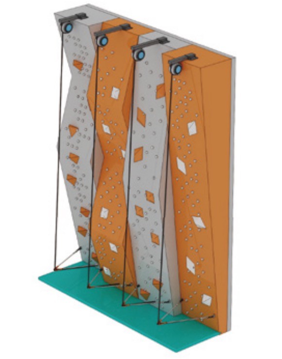 Commercial Sports Climbing Wall Children Indoor Climbing Equipment