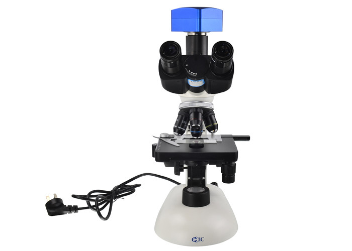 LED Light Advanced Trinocular Biological Microscope High Brightness