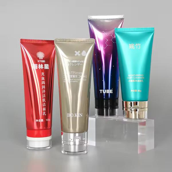 Offset Printing Refillable Squeeze Tubes Custom Luxury Packaging Tubes 200ml