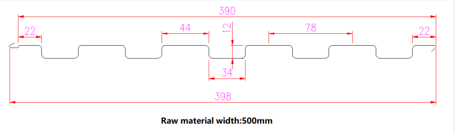 Drawing profile of rolling shutters