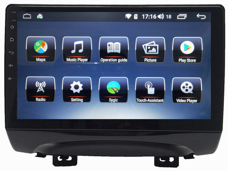 Ouchuangbo media player GPS radio for JAC Refine S3 support BT MP3 mirror link android 8.1 OS 4+64