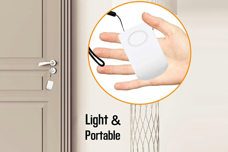 Touchless Burglar Alarm Vibration Sensor , Battery Operated Door Alarm