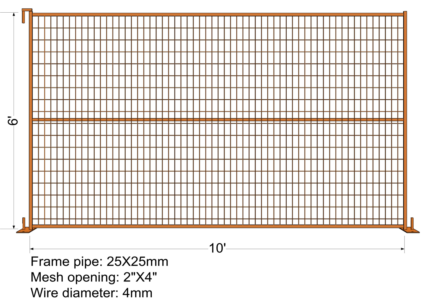 Light Duty Portable Noise Barrier/ Portable Temporary Noise Fence