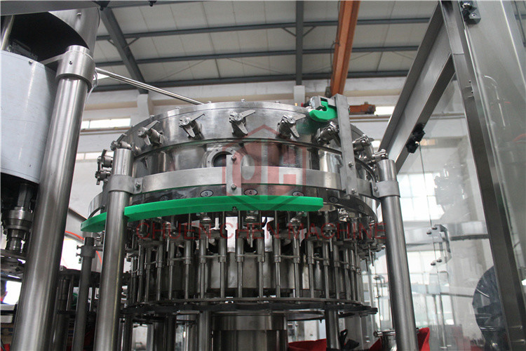 2000 - 6000BPH Carbonated Drink Filling Machine Counter Pressure Soda Bottling Equipment