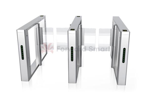 Quality Double Movement Metro Station Flap Barrier Turnstile for sale