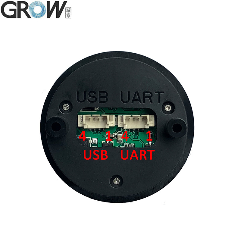 Grow GM73 Round Small Uab Uart 1d 2D Barcode Scanner Module