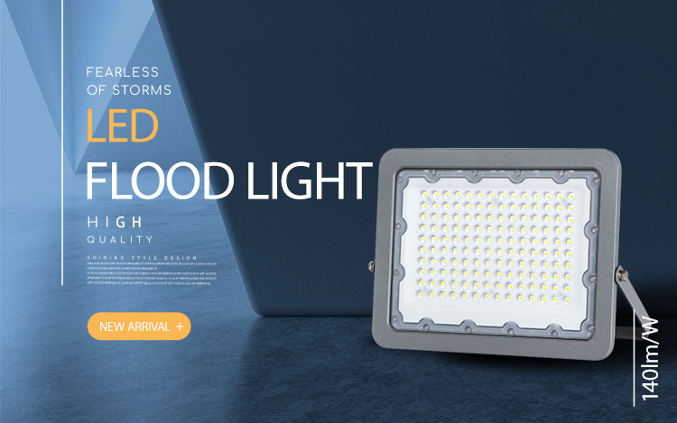 6500K 100Watt IP65 Outdoor garden use LED Flood Lights High brightness luminum Gray